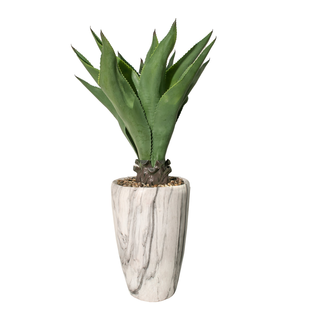 Tall Artificial Fake Agave Plant for Outdoor or Indoor | 36" | Vintage Home