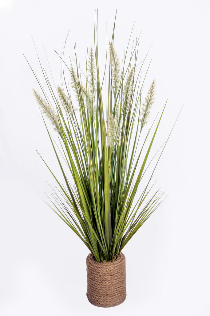 Tall Artificial Onion Grass Indoor/ Outdoor | 40" |Vintage Home