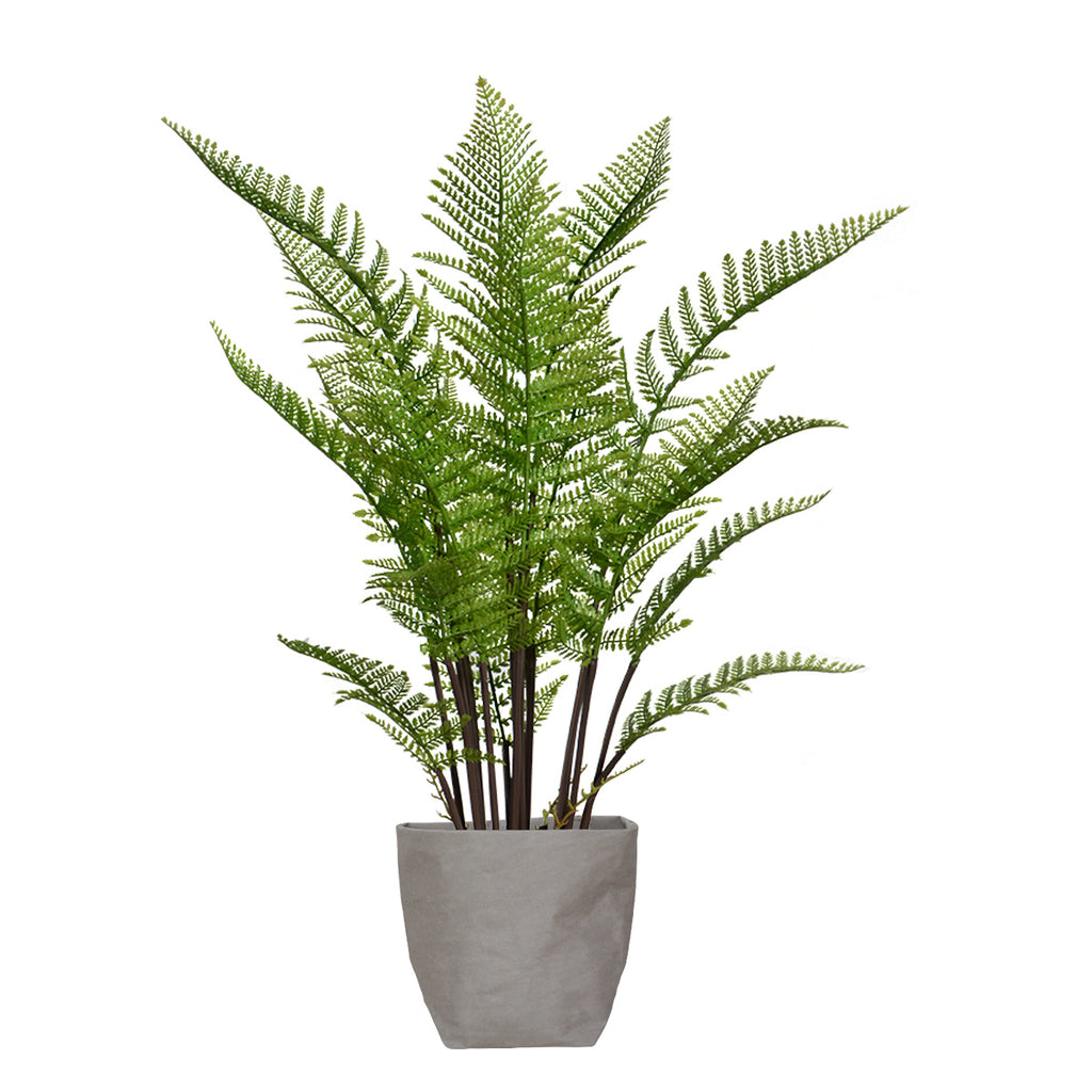 Tall Artificial Fern Plant with Eco Planter | 42" | Vintage Home